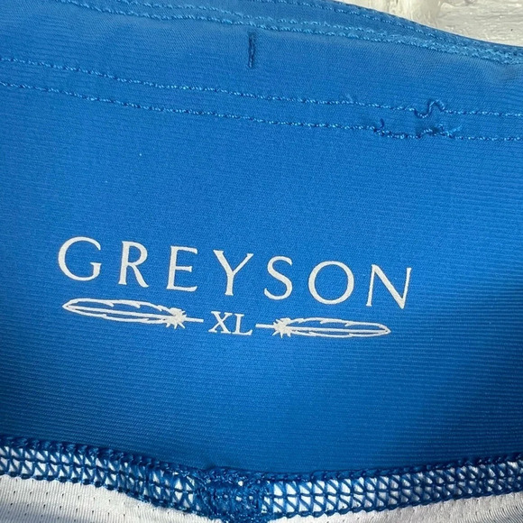 GREYSON Blue Pull on Golf Athletic Shorts Size XL - Picture 2 of 7